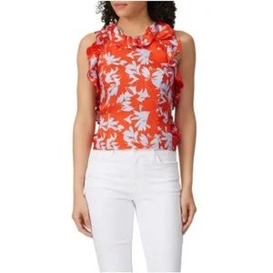 J. Crew Laurent Tropical Floral Halter Tank Size Small